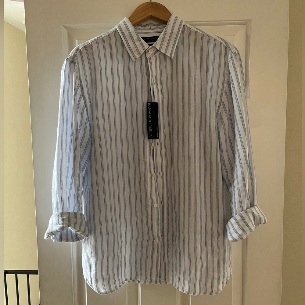 Banana Republic linen shirt (medium)
